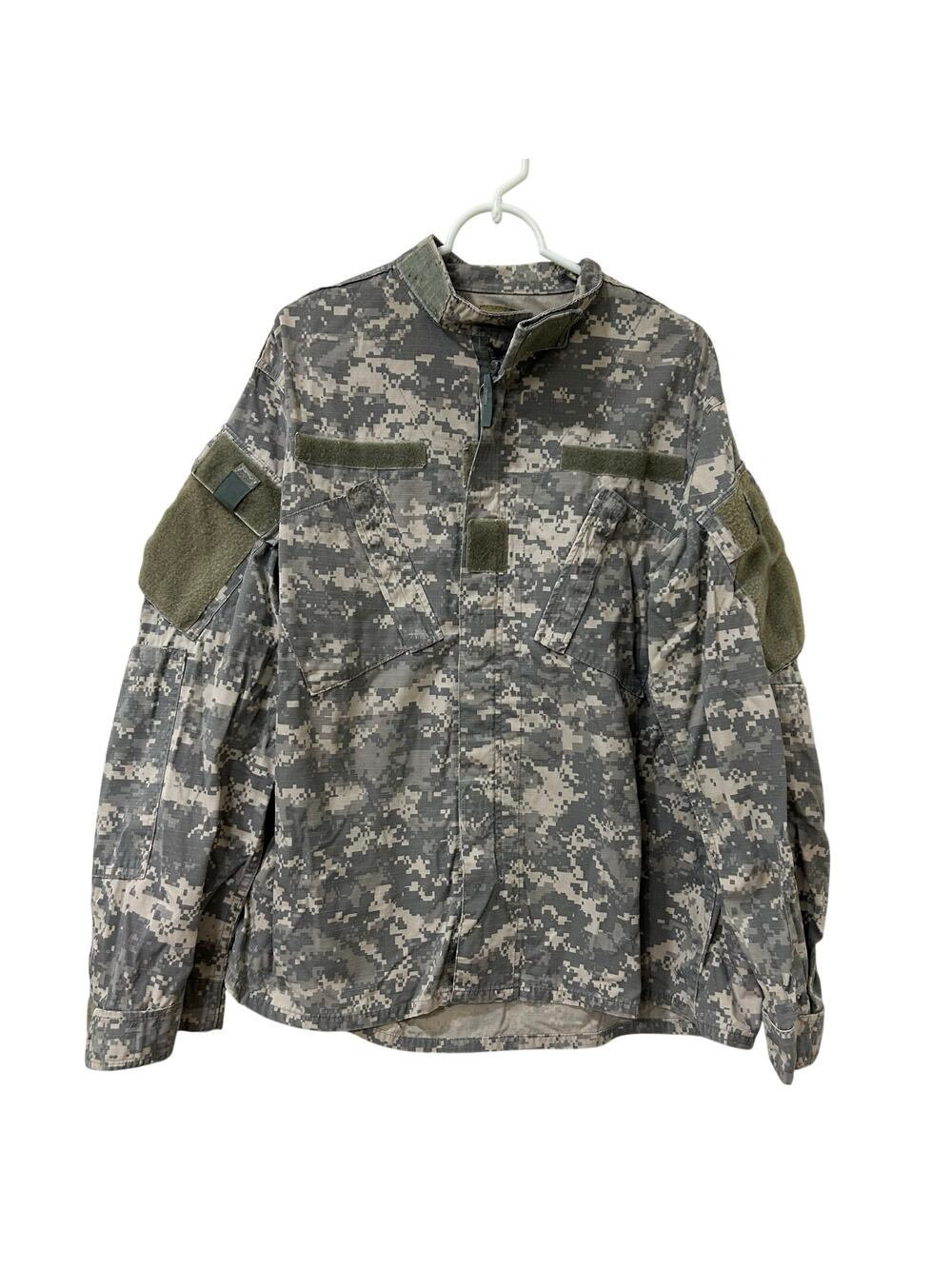 US Military Mens Size Large Army Combat Uniform Coat Digital Camo ACU Ripstop